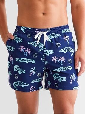 Chubbies The Neon Glades Stretch Swim Trunks 5.5" Inseam Size S